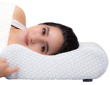 Oreiller ergonomique à mémoire de forme - Confort du sommeil